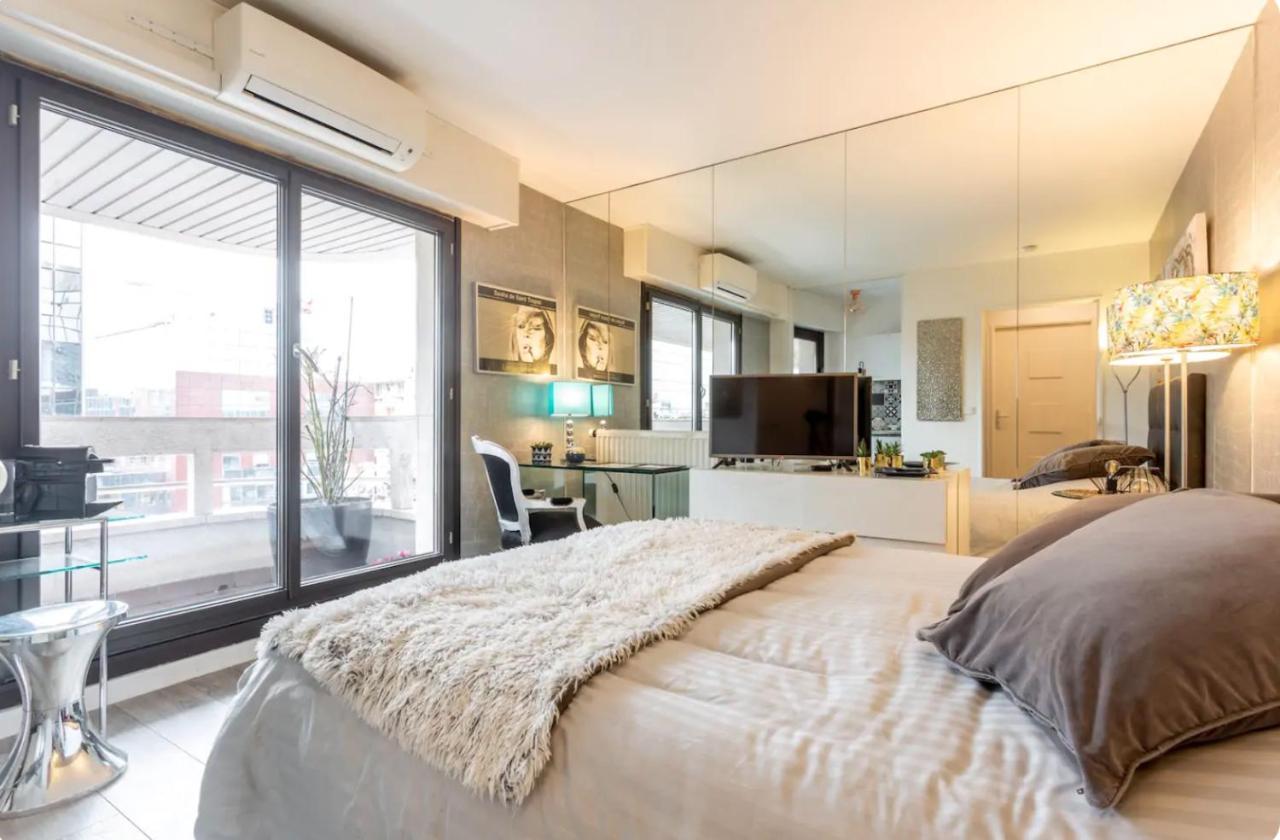 Beautiful Modern Fully Furnished Studio Levallois-Perret Exterior foto